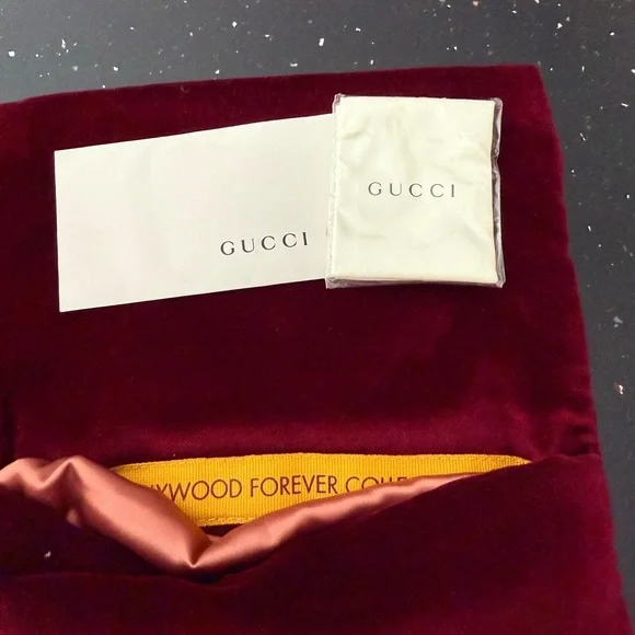 Gucci Gold Pearl-Trimmed Sunglasses - Picture 6 of 6